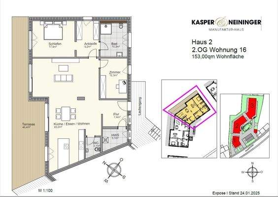 Grundriss Wohnung 16