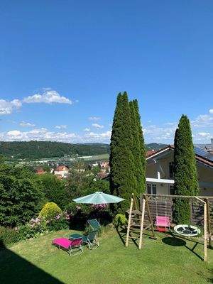 Blick aus dem Esszimmer