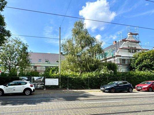 Straßenansicht Bauzustand