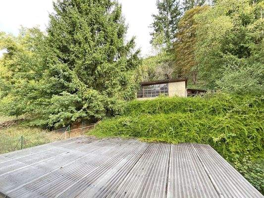 Blick auf die Werkstatt