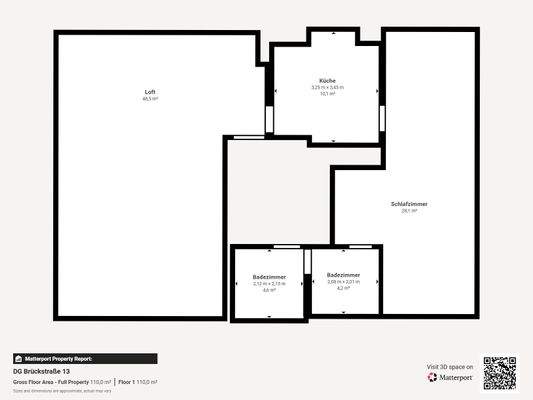 Grundriss DG Brückstraße 13 