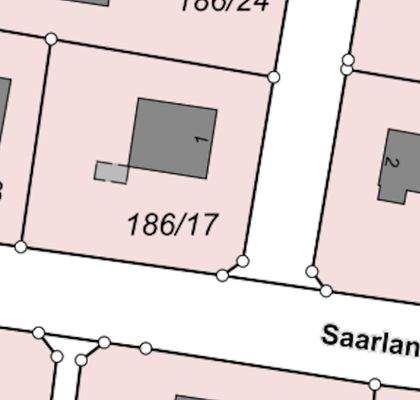 Auszug Lageplan 186/17