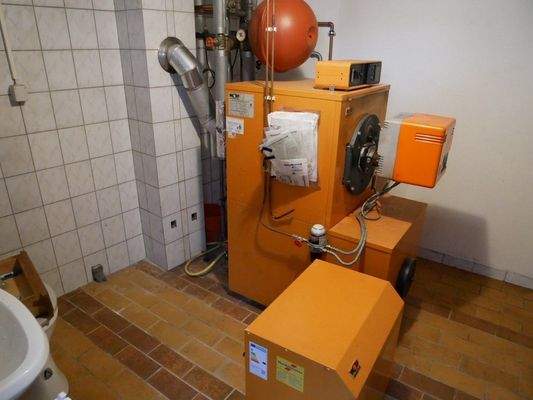 Heizung im Zwischenbau