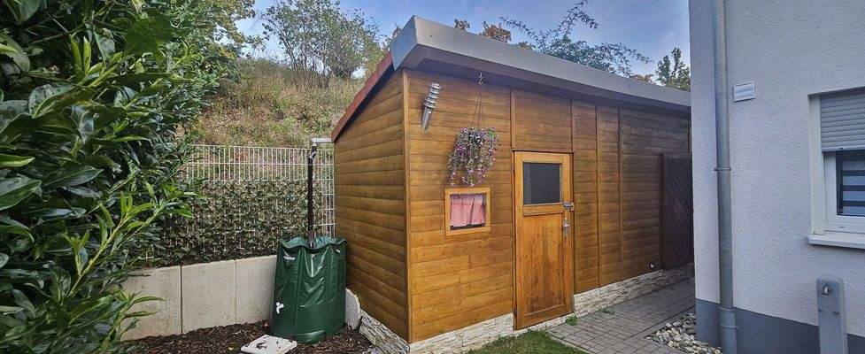 Gartenhaus vorderer Teil