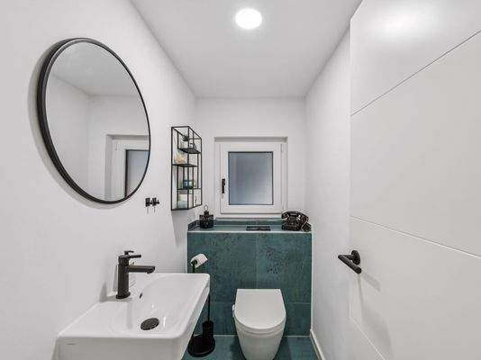 Gäste-WC im Gartengeschoss