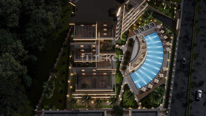Apartments for Sale in a New Project with Pool in Altıntaş Antalya