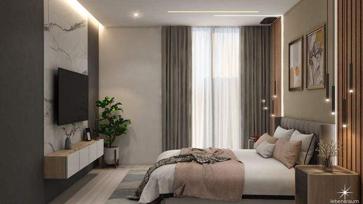 Wohnbeispiel - Hauptschlafzimmer - Dubai - Penthouse