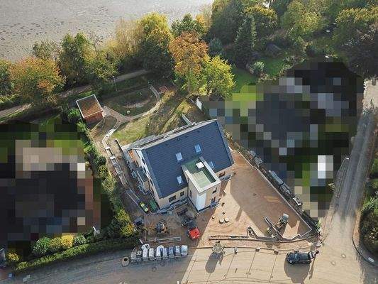 Vorderseite des Hauses