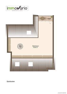 Grundriss Spitzboden