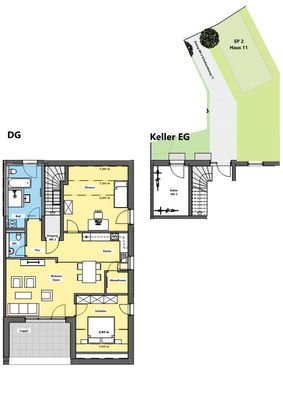 Dachwohnung mit EG Abstellraum