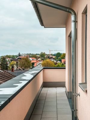 Ausblick Dachterrasse (Seite)-Blick über Gangkofen