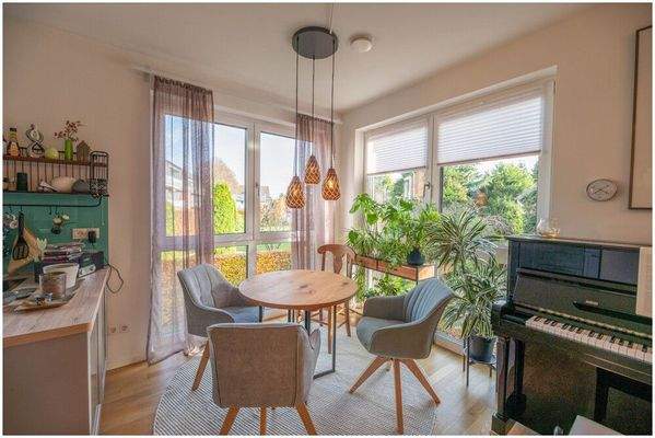 Essplatz im Wohnzimmer