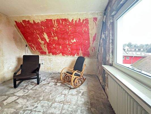 Entkerntes Dachgeschoss 