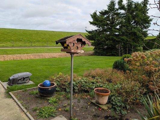 Blick in den seitl. Garten