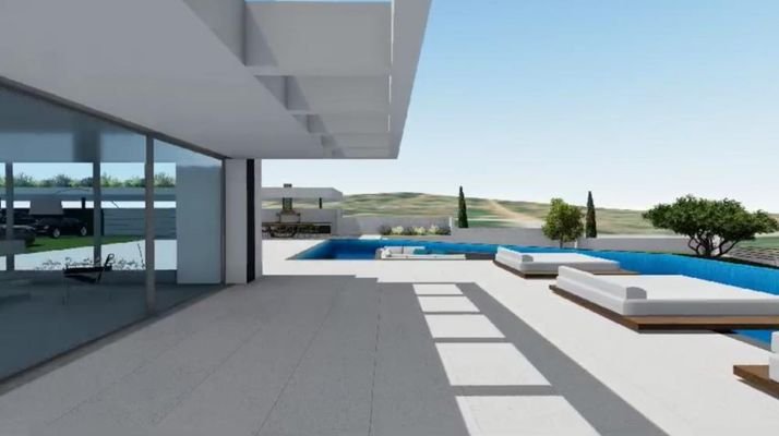 Kreta, Agios Onoufrios: Neubau-Projekt! Luxusvilla mit spektakulärem Meerblick zu verkaufen