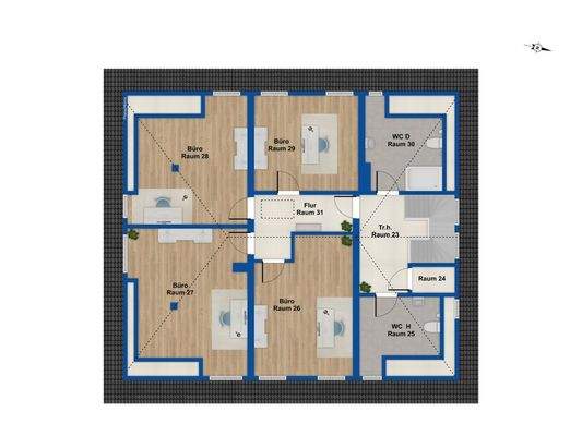 Grundriss Dachgeschoss