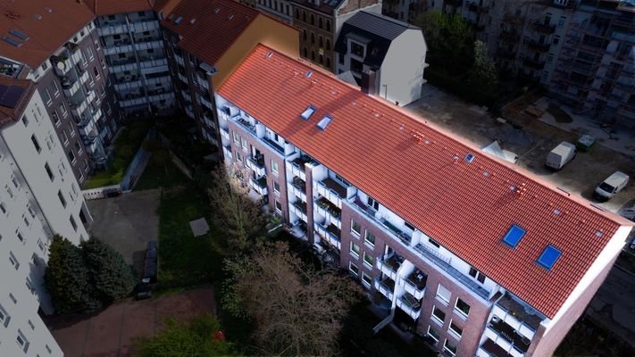 Drohnenaufnahme Hofseite