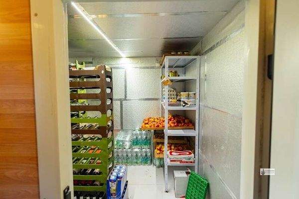 Kühlkammer in der Garage