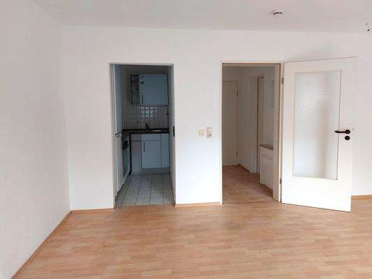 Blick auf offene Küche 