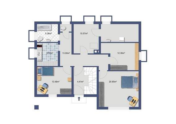 Grundriss Untergeschoss