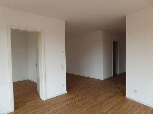 Blick aus dem Wohnbereich