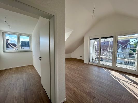 Schlaf- und Wohnzimmer