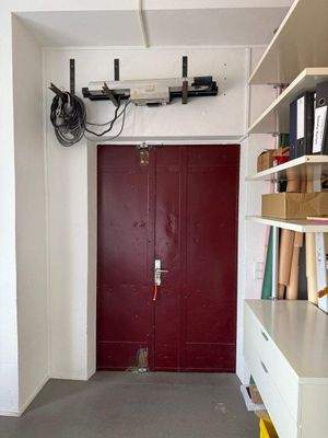 Feuerschutz-Tür, Zugang zu Lagerraum