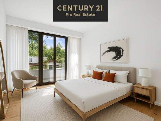 Schlafzimmer möbliert