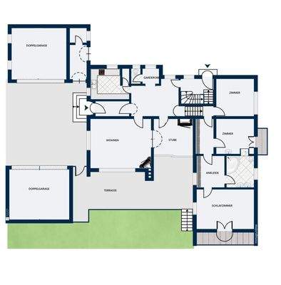 Erdgeschoss mit Außenbereich