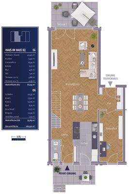 Haus 5 - WE 03 - Haus-in-Haus EG