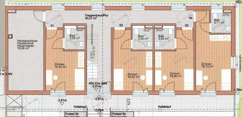 Grundriss Gartengeschoss