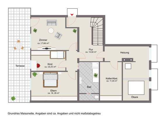 Grundriss Untergeschoss