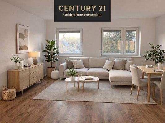 Wohnzimmer (Virtuell möbliert)