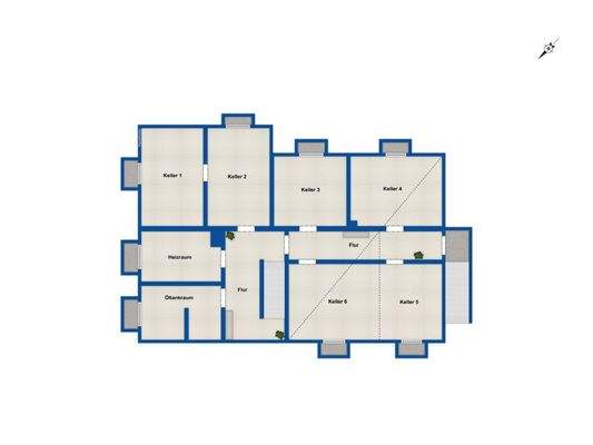 Grundriss - Kellergeschoss