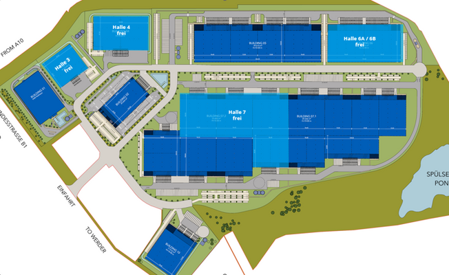 Übersichtsplan vakante Flächen