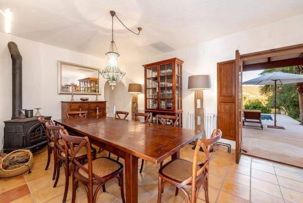 Essbereich mit Terrassenzugang