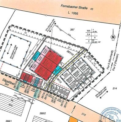 Lageplan  für Bewerbungsbogen