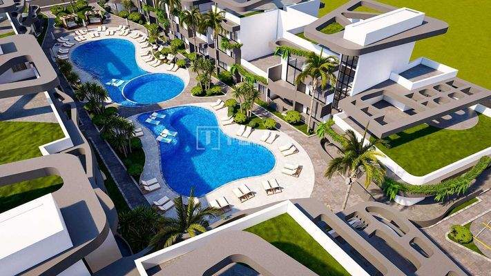 Apartments for Sale in Advanced Complex in North Cyprus Yeniboğaziçi