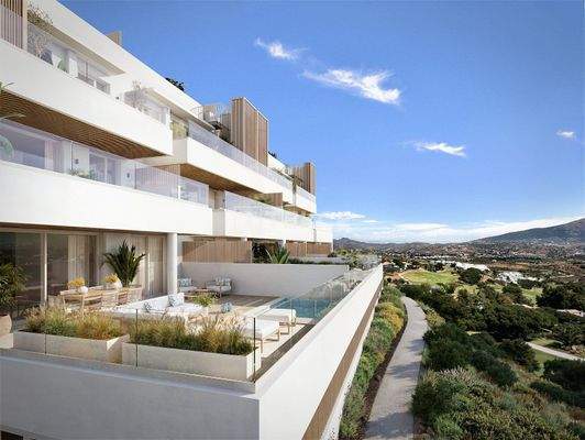 Scenic View Apartments in a Boutique Development in Mijas