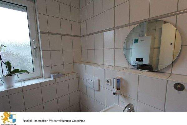 Badezimmer im Dachgeschoss