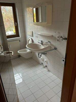 Blick ins Badezimmer