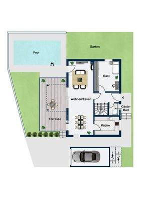 Grundriss Erdgeschoss