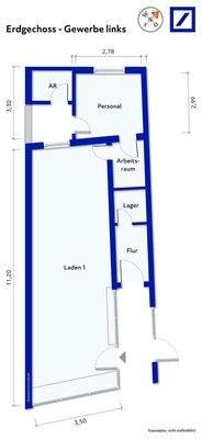 Grundriss Gewerbe links