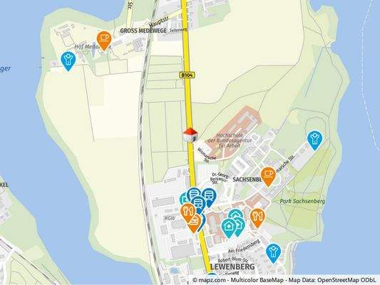 Geolyzer Kartenausschnitt