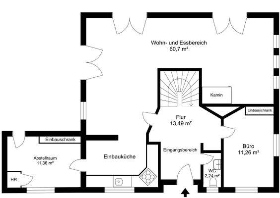 Grundriss Erdgeschoss