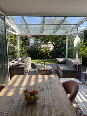 Wohnzimmer Verbindung Garten