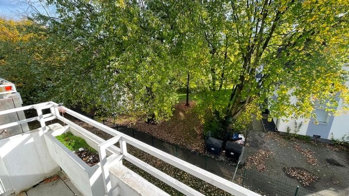 Ausblick vom Balkon