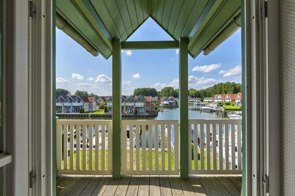 Blick aus dem Balkon