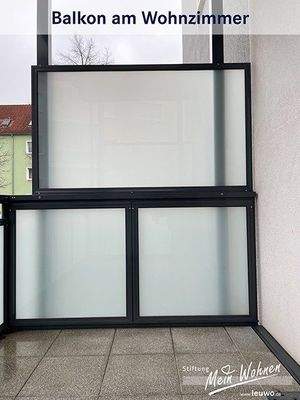 Balkon am Wohnzimmer