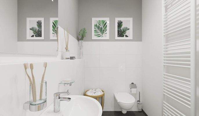 Ein weiteres WC steht für Ihre Gäste bereit